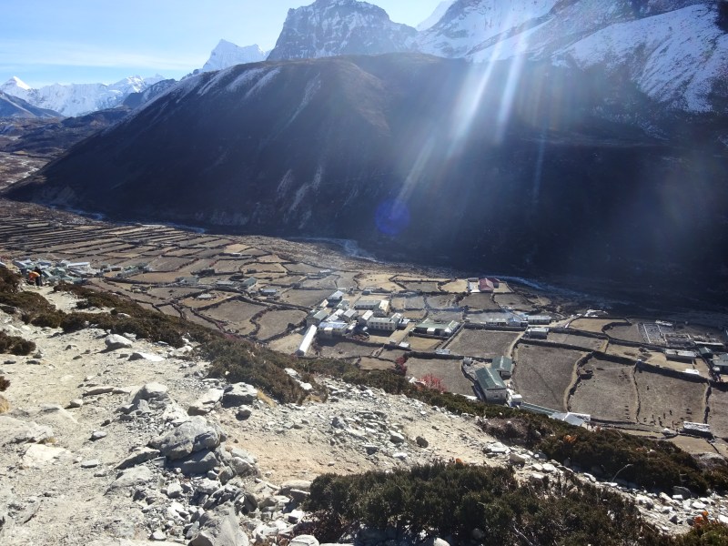 Leaving Dingboche behind