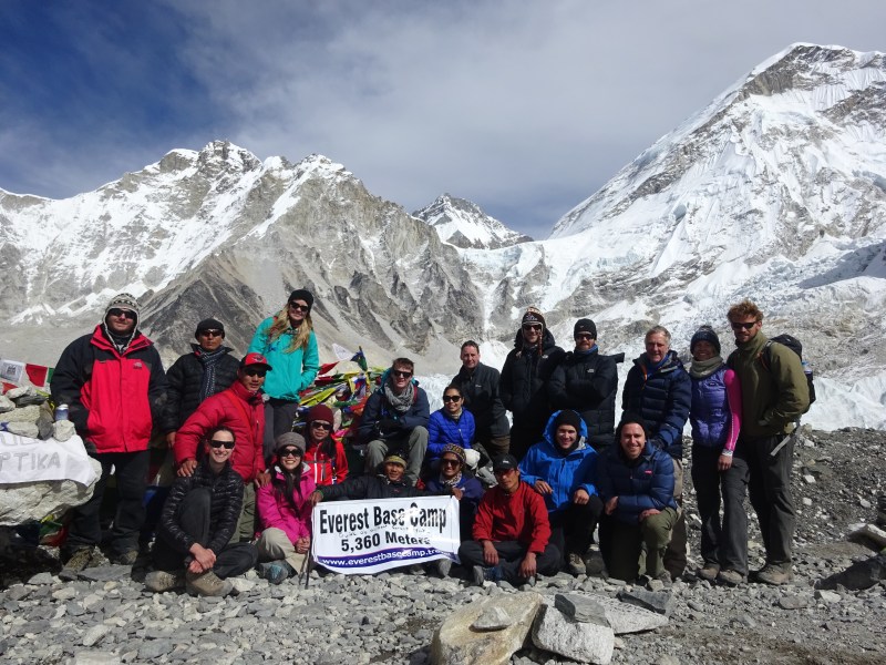 Our awesome group and our guides