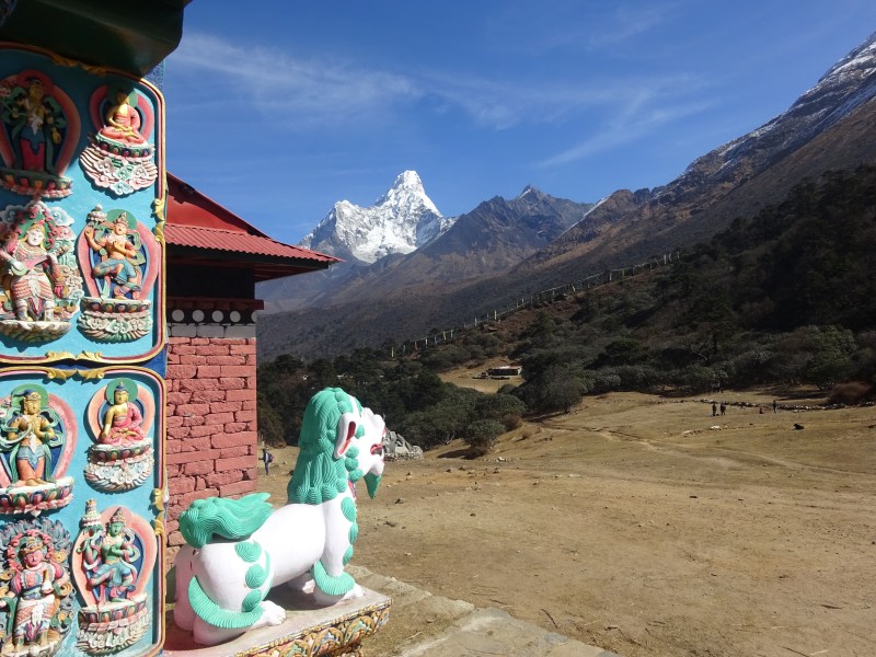 View of the mountains from the monastery