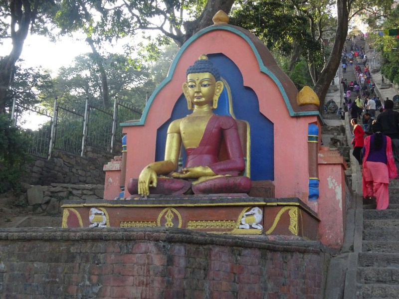Buddha at the entrance