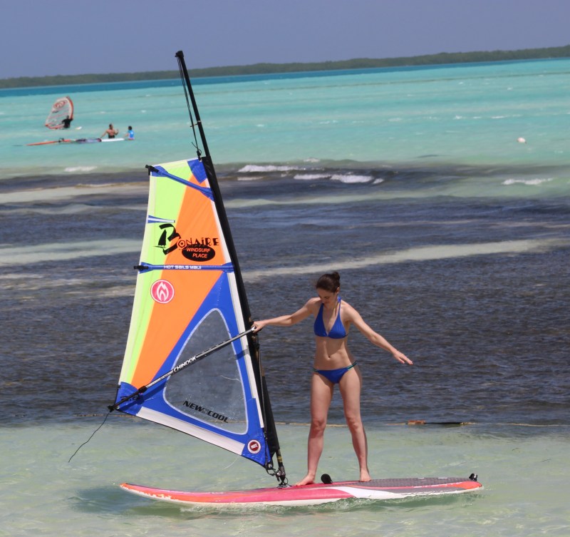 windsurfing
